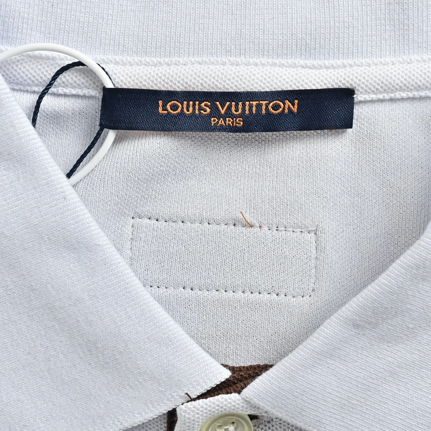 Louis Vuitton/Louis Vuitton 26ss contrast striped Polo short sleeves